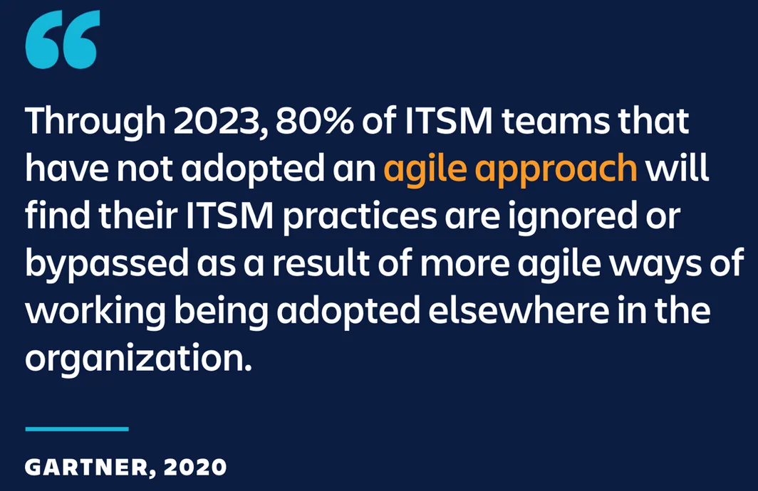 Gartner 2020 Report on ITSM